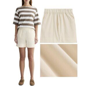 Everlane The Easy Organic Cotton-Blend Twill Shorts (Canvas)